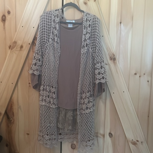 Paisley Vine Tunic/dress 1X - Picture 5 of 6